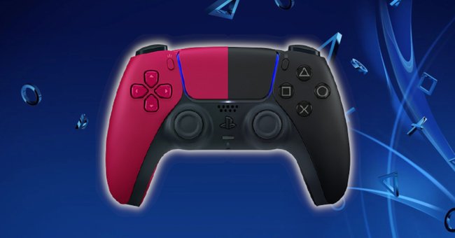 Der PS5-Dualsense-Conroller: Cosmic Red (links) vs. Midnight Black (rechts).