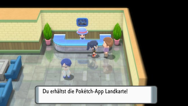 Von diesem Mann erhaltet ihr neue Pokétch-Apps, darunter auch die Landkarte.