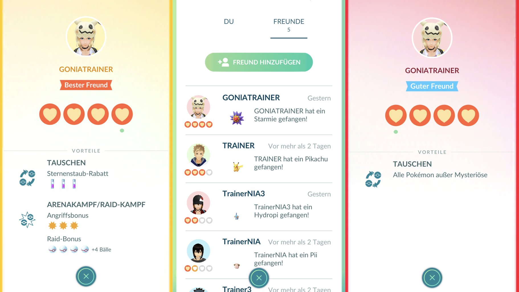 Freunde finden in Pokémon GO (2024)