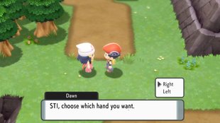 Pokémon Strahlender Diamant & Leuchtende Perle | Rechte oder linke Hand von Lucia/Lucius auswählen?