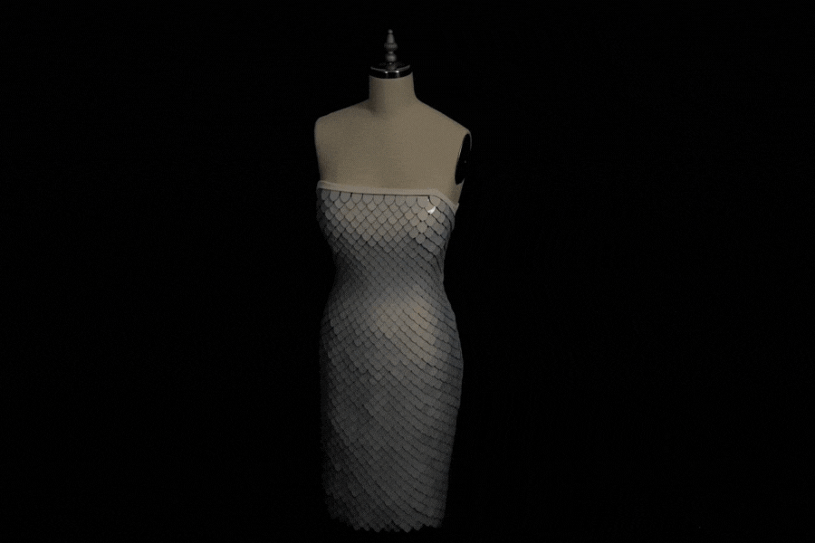 Das Kleid von Projekt Primrose wechselt sein Design.