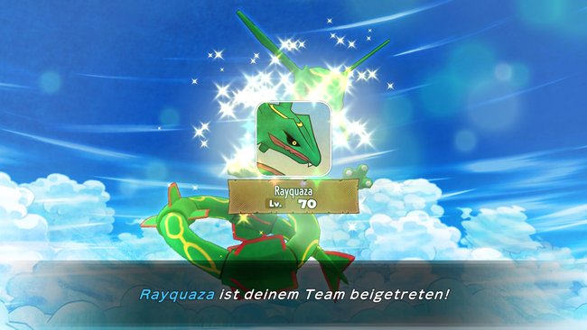 Ihr wollt Rayquaza? Dann müsst ihr euch leider noch etwas gedulden.