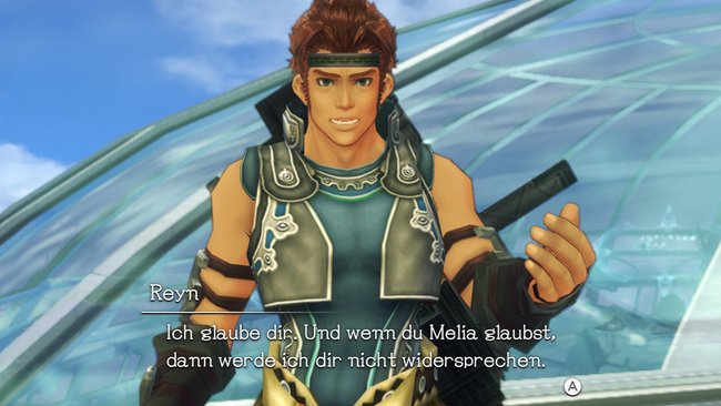 Reyns Vertrauen in Shulk ist unendlich.