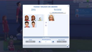Die Sims 4: Haushalt oder einzelne Sims umziehen lassen