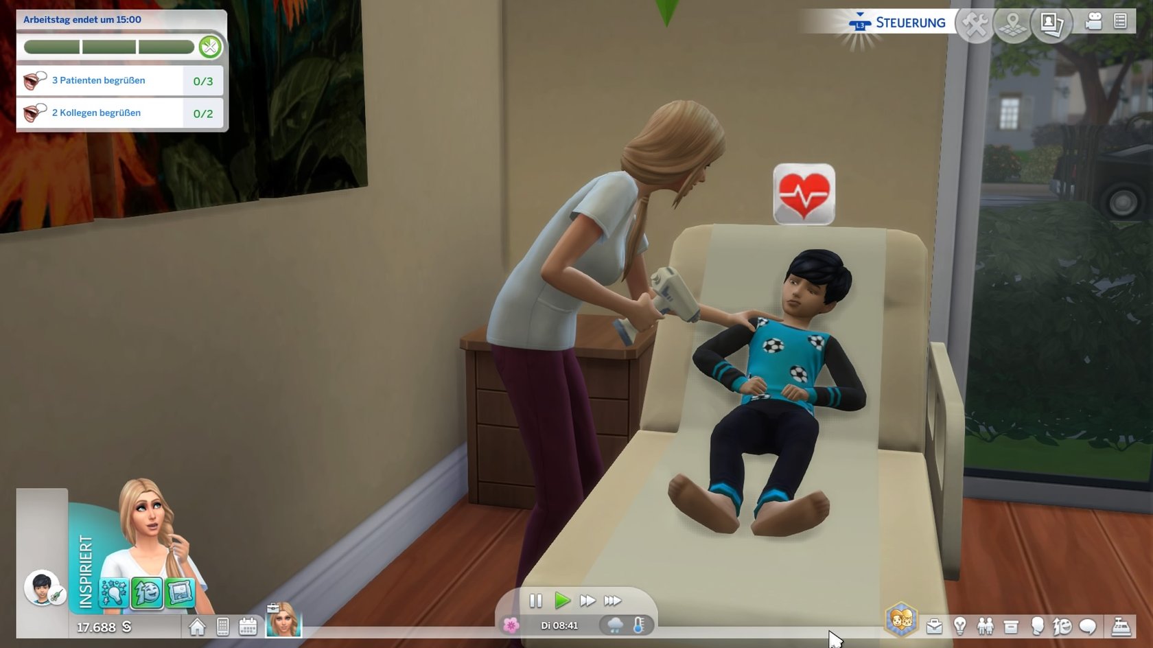 Sims 4 Krankheiten behandeln und Arzt werden