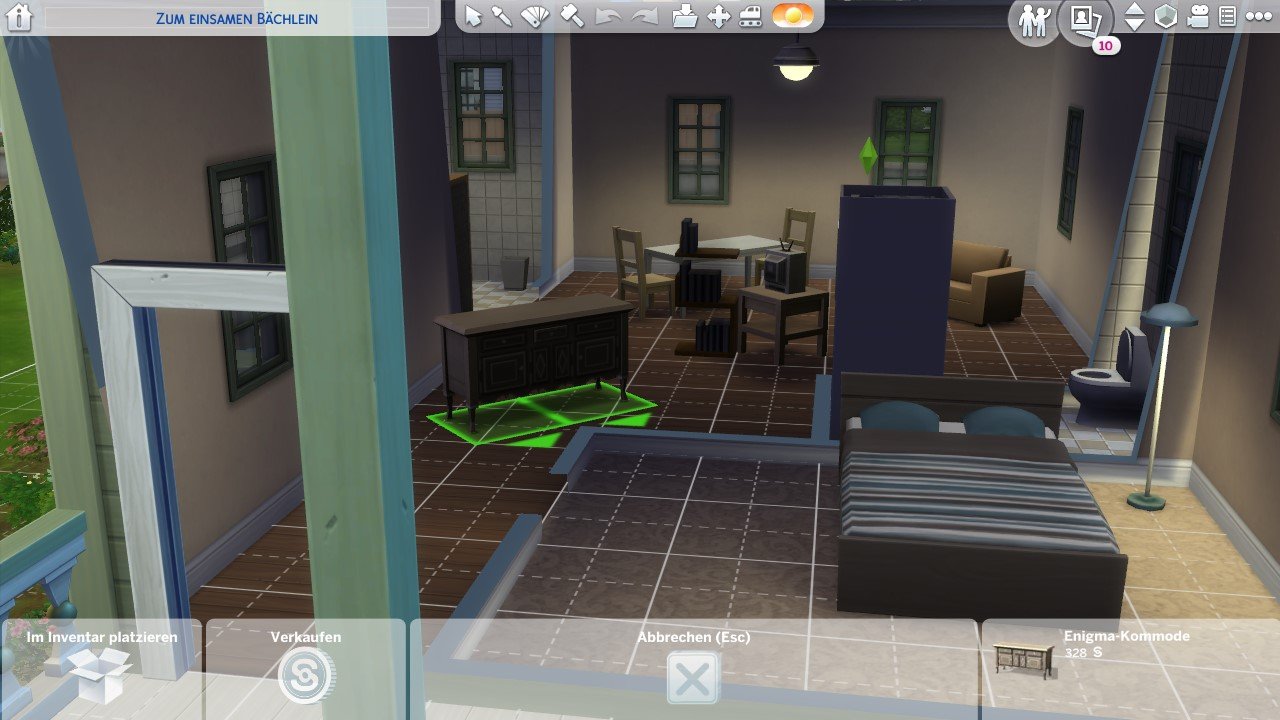 Sims 4 Objekte drehen, vergrößern und verkleinern