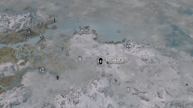 Die Dwemer-Ruine Mzinchaleft liegt zwischen Dämmerstein und Morthal. (Quelle: Screenshot spieletipps.de)