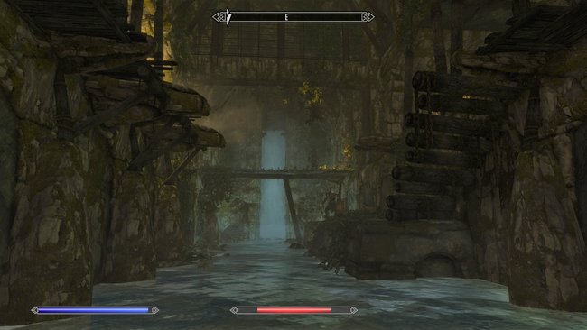 Erreicht ihr den Wasserfall, geht rechts die Treppen nach oben. (Quelle: Screenshot spieletipps.de)