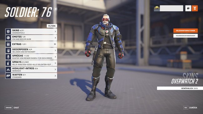 Mit Soldier: 76 wird sich jeder Shooter-Spieler direkt zuhause fühlen. (Bildquelle: Screenshot spieletipps)