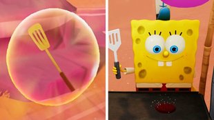 SpongeBob: The Cosmic Shake | Alle Goldenen Pfannenwender finden (Spongelock Holmeskopf)