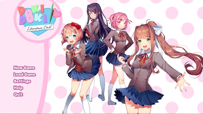 Der interaktive Roman Doki Doki Literature Club ist Free To Play und beinhaltet auch keine Käufe oder Werbung im Spiel. (Bildquelle: Screenshot spieletipps)