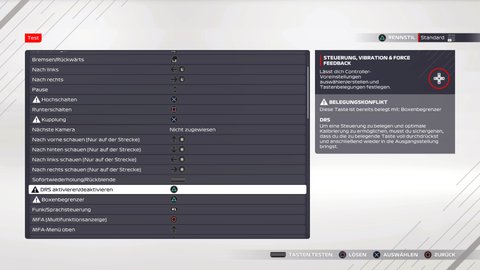 F1 2021: Lenkrad einstellen und kalibrieren