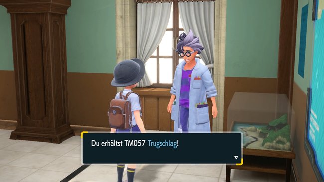 Von Señor Jim erhaltet ihr Trugschlag, wenn ihr 30 verschiedene Pokémon fangt. (Quelle: Screenshot spieletipps)