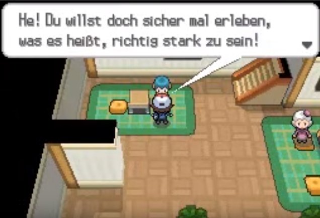 Dieser nette Junge überreicht euch VM04 Stärke in Pokémon: Schwarz und Weiss.