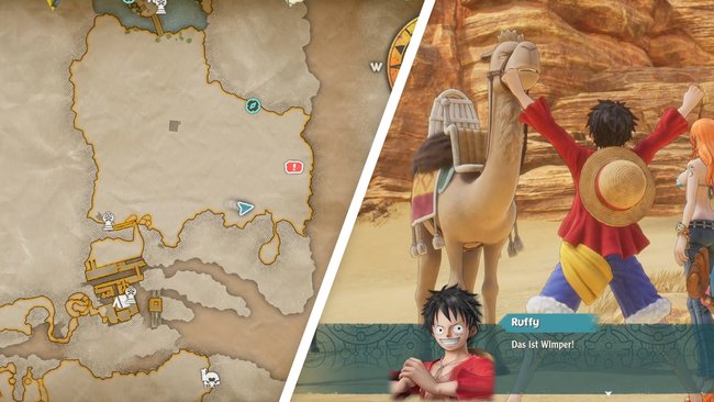 Ihr findet Wimper im nordöstlichen Teil der großen Sandy-Wüste. (Bildquelle :Screenshot spieletipps)