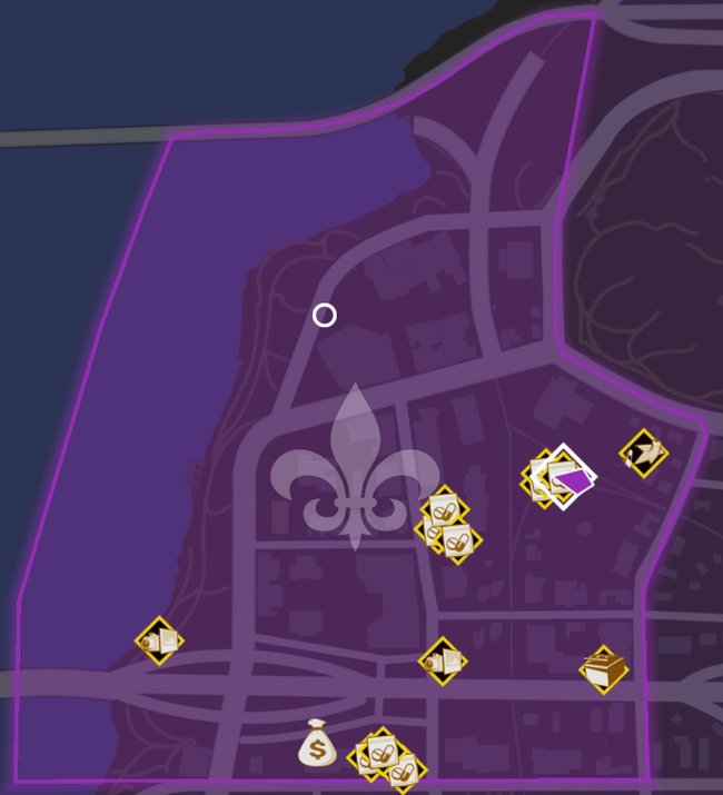 Karte mit allen Entdeckungen in Mercado (Quelle: Screenshot spieletipps).