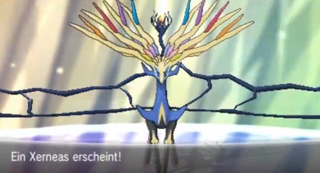 Das legendäre Pokémon Xerneas