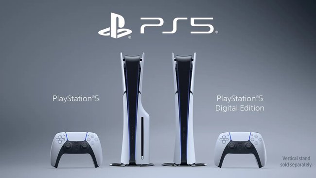 So sieht der neue Look der PlayStation 5-Slim-Modelle aus. (Bildquelle: Sony PlayStation)