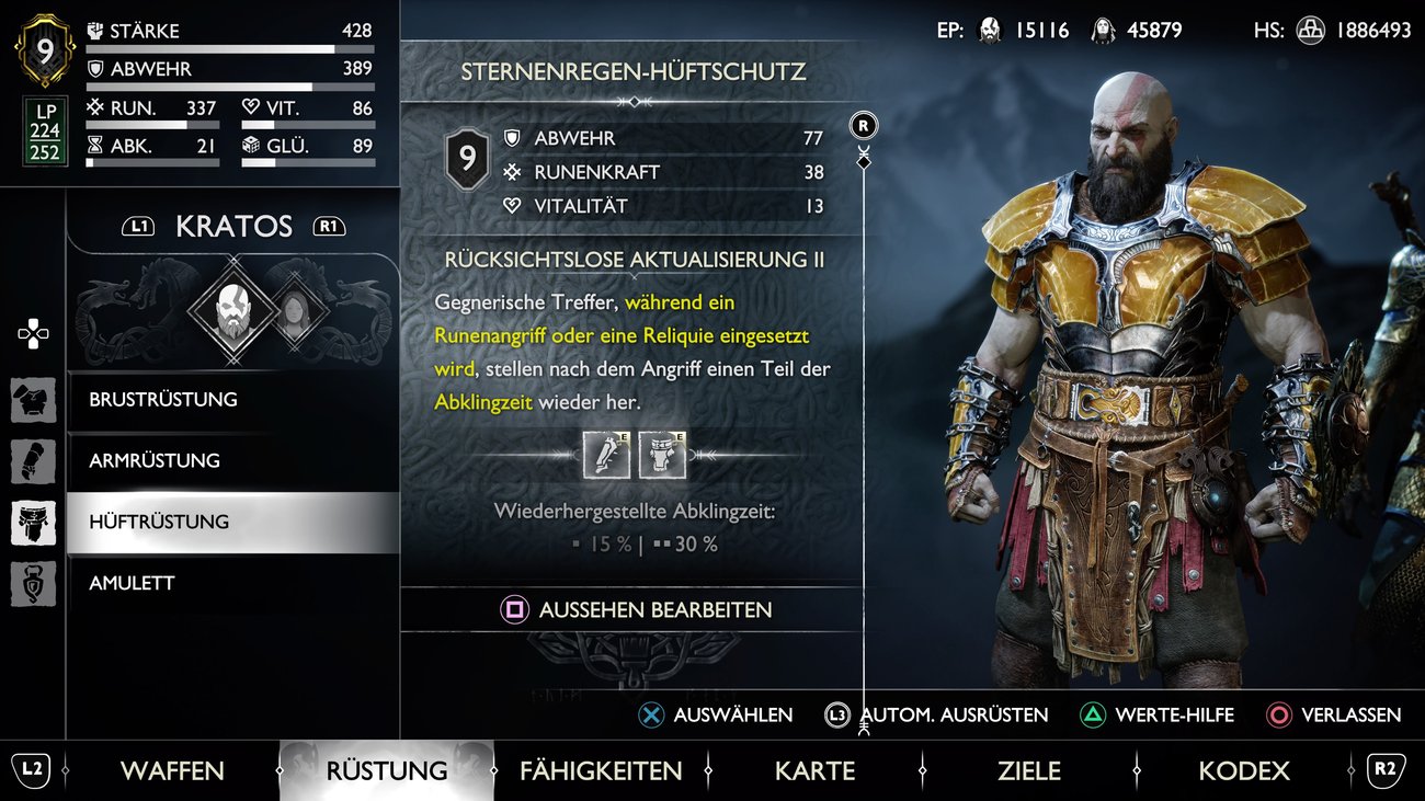 God of War Ragnarök Alle Rüstungen und ihre Vorteile