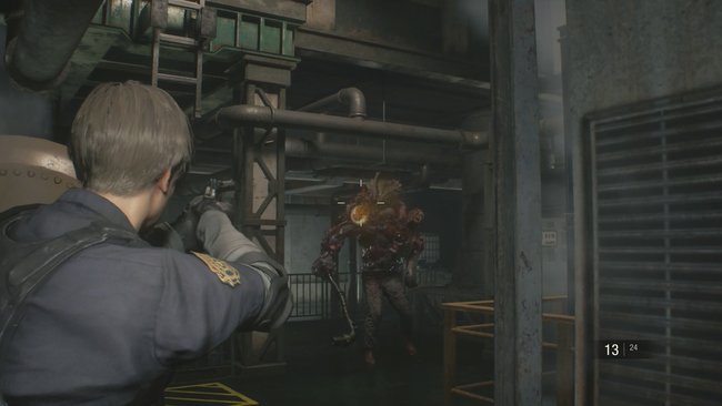 Große Monsteraugen deuten in Resident Evil immer eine Schwachstelle an – so auch in diesem Kampf.
