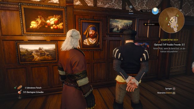 Jaromir hat ein gutes Auge für Gemälde.