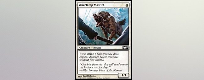 Magic The Gathering - Dogge mir Kriegsgeschirr