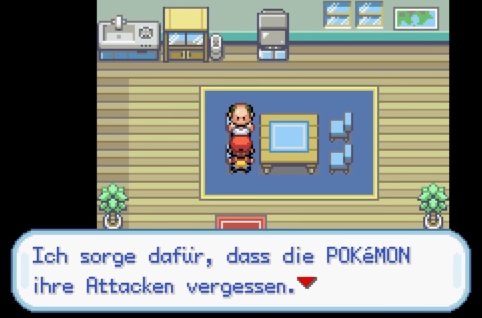 Beim Attackenverlerner könne Pokémon VMs vergessen, falls ihr sie nicht mehr benötigt.