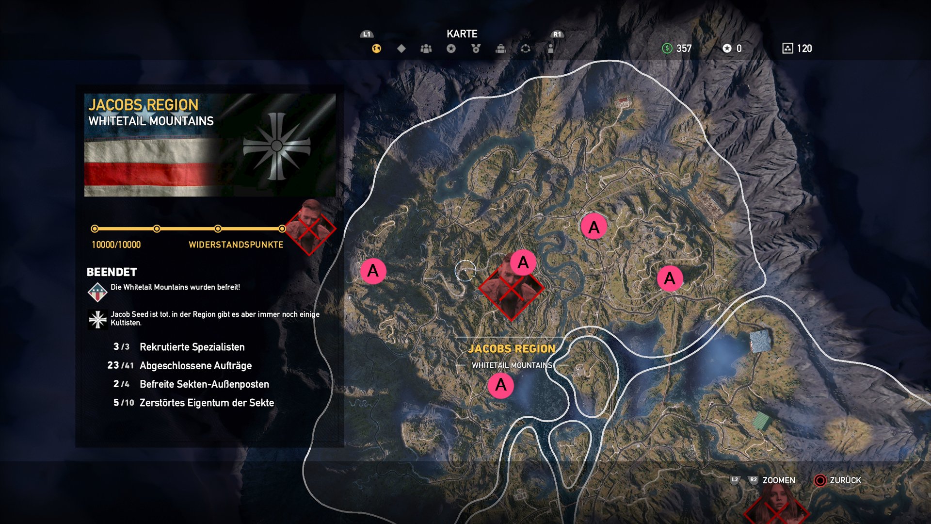 Far Cry 5 Alle Sekten Außenposten Far Cry 5: Außenposten - alle Fundorte auf der Karte