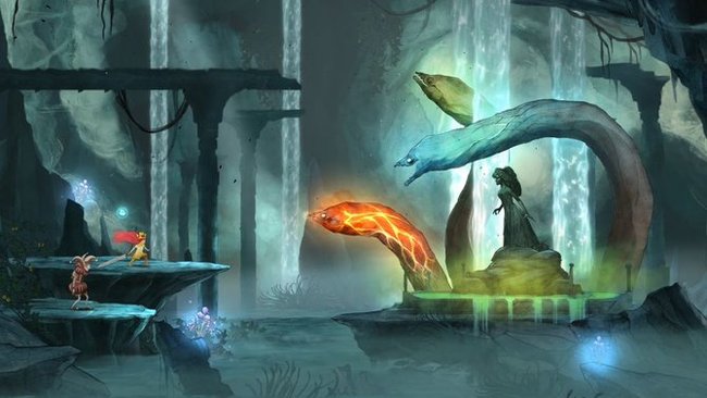 Eine dreiköpfige Hydra erwartet euch im nächsten Bosskampf von Child of Light.