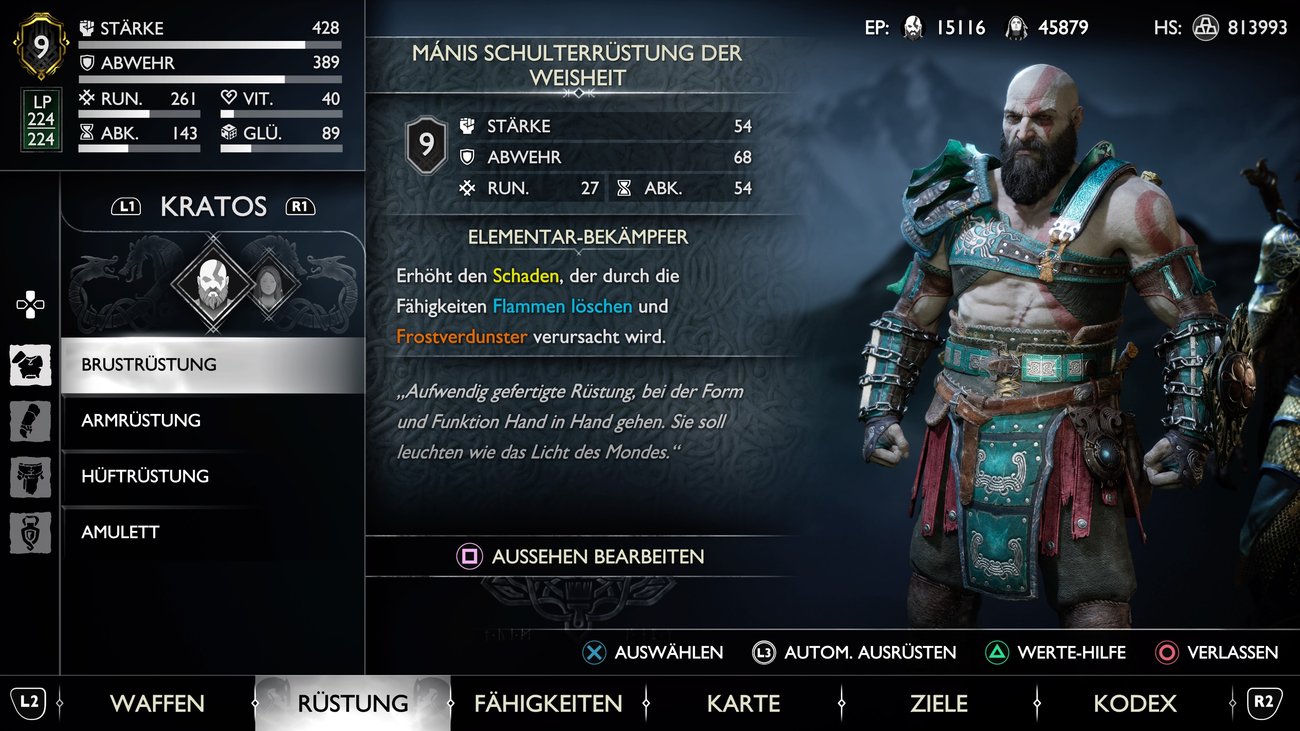 God of War Ragnarök Alle Rüstungen und ihre Vorteile