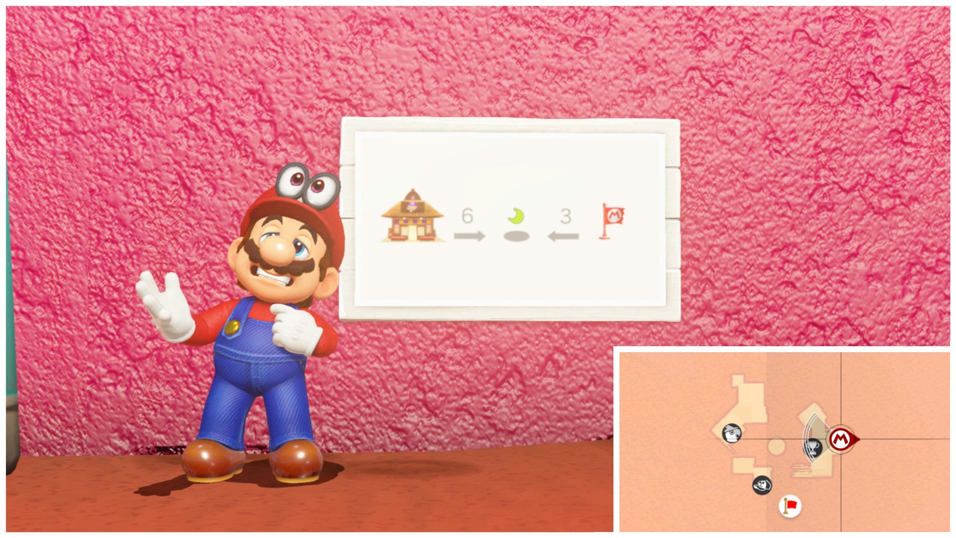 Super Mario Odyssey: Hinweis-Kunst & Bilderrätsel lösen