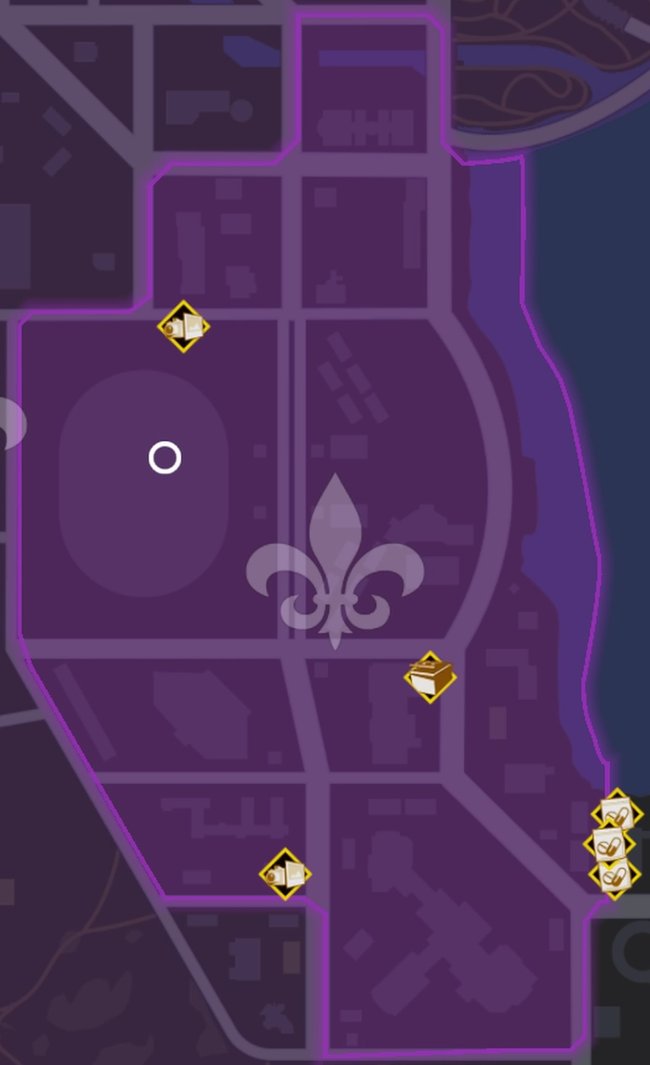 Karte mit allen Entdeckungen in den Östlichen Flats (Quelle: Screenshot spieletipps).