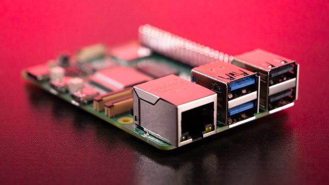 Nahaufnahme des Raspberry Pi 5