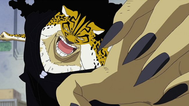Rob Lucci in seiner Leoparden-Form in One Piece