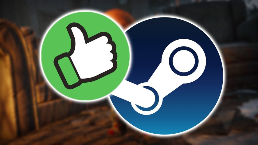 Steam-Logo und Daumen nach oben