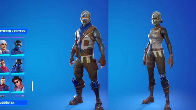 Blue Squire und Royale Knight