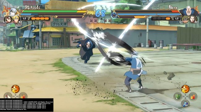 Kampfszenen in Naruto X Boruto: UNSC