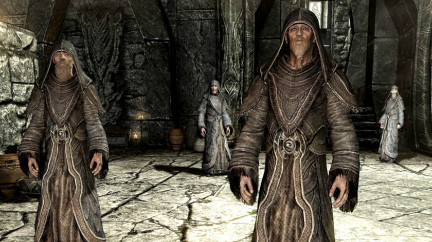 Das Bild zeigt die Graubärte aus The Elder Scrolls 5: Skyrim