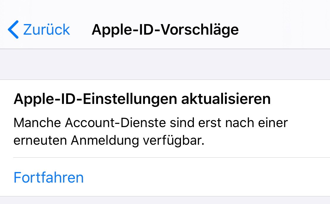 „Apple-ID Einstellungen aktualisieren“ hängt – was tun?