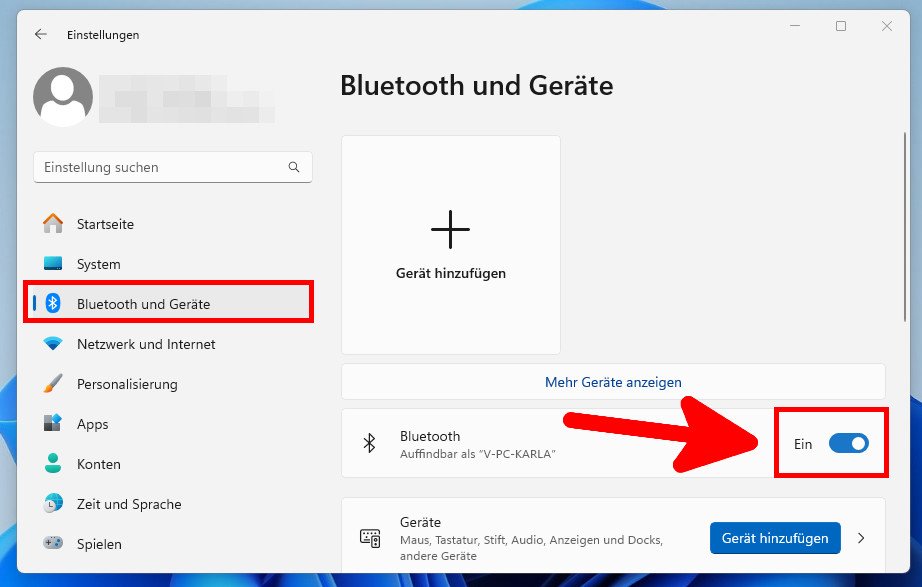 Wie Kann Man Ignorierte Bluetooth Geräte Wieder Finden Windows 11: Bluetooth aktivieren – so geht's