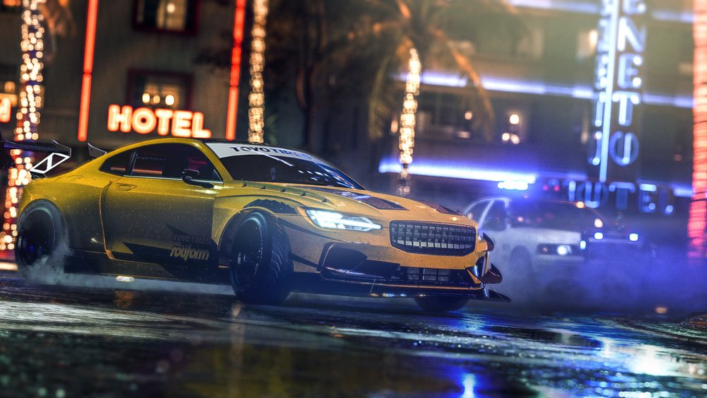 Szene aus dem Spiel Need for Speed Heat.