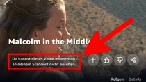 Lösung: Du kannst dieses Video momentan an deinem Standort nicht ansehen