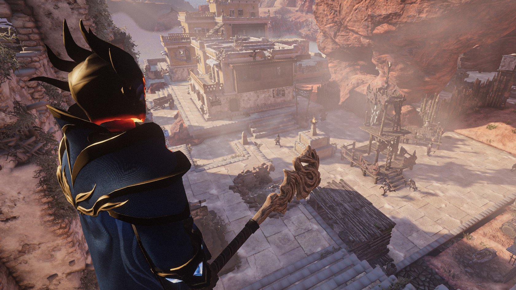 Szene aus dem Spiel Enshrouded.