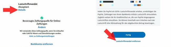 PayPal Latschriftmandat widerrufen