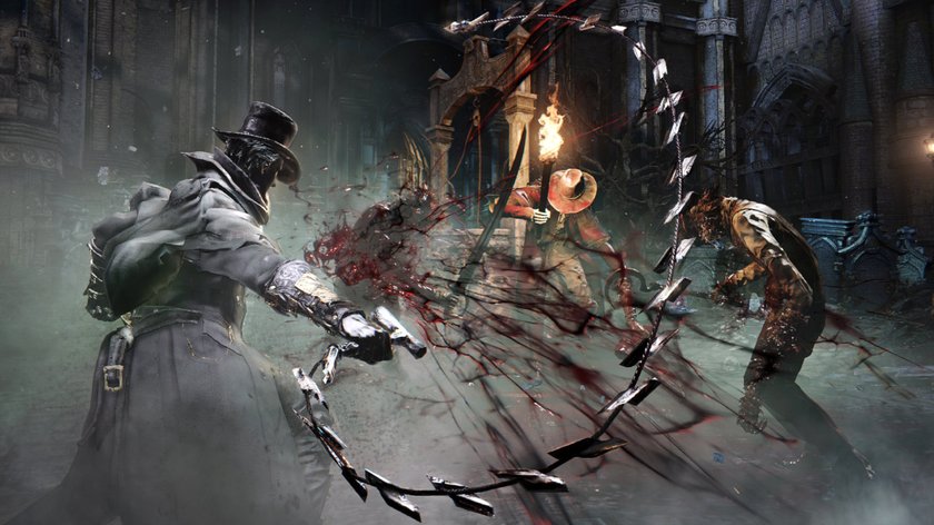 Szene aus dem Spiel Bloodborne.