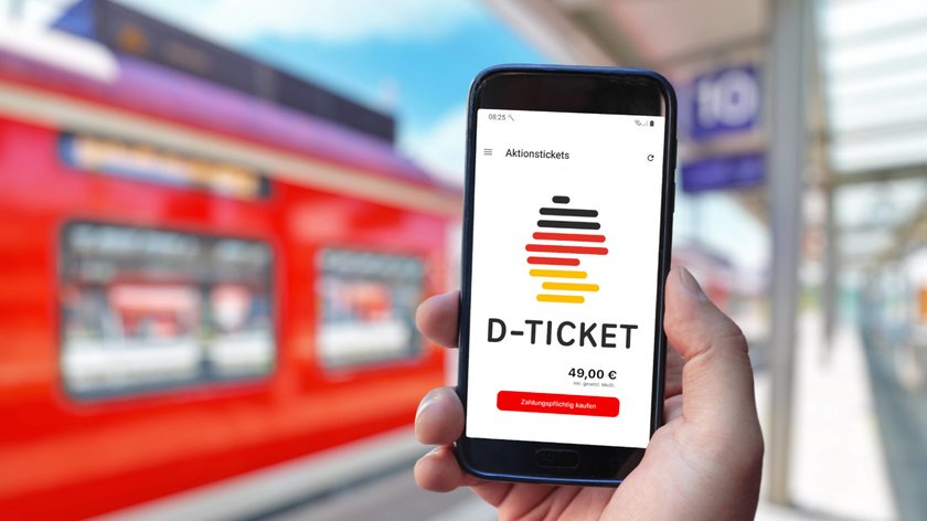 Das Deutschlandticket.