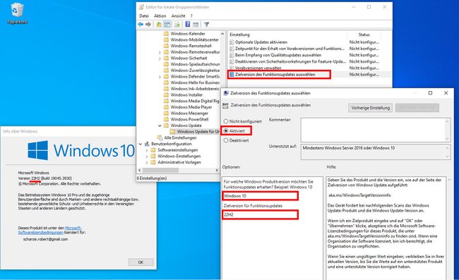 So stellt ihr ein, dass ihr nur Windows-10-Updates erhaltet. (Bildquelle: GIGA)