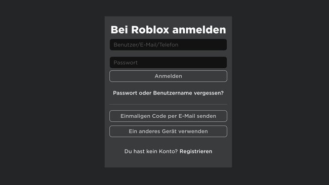 Roblox – Anmelden und Guthaben einlösen