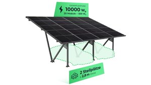 Netto verkauft doppelten Solar-Carport mit 10.000 Watt zum Sparpreis