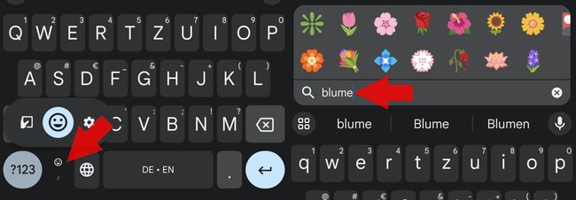 Blumen Emoji Symbol Gboard Handy